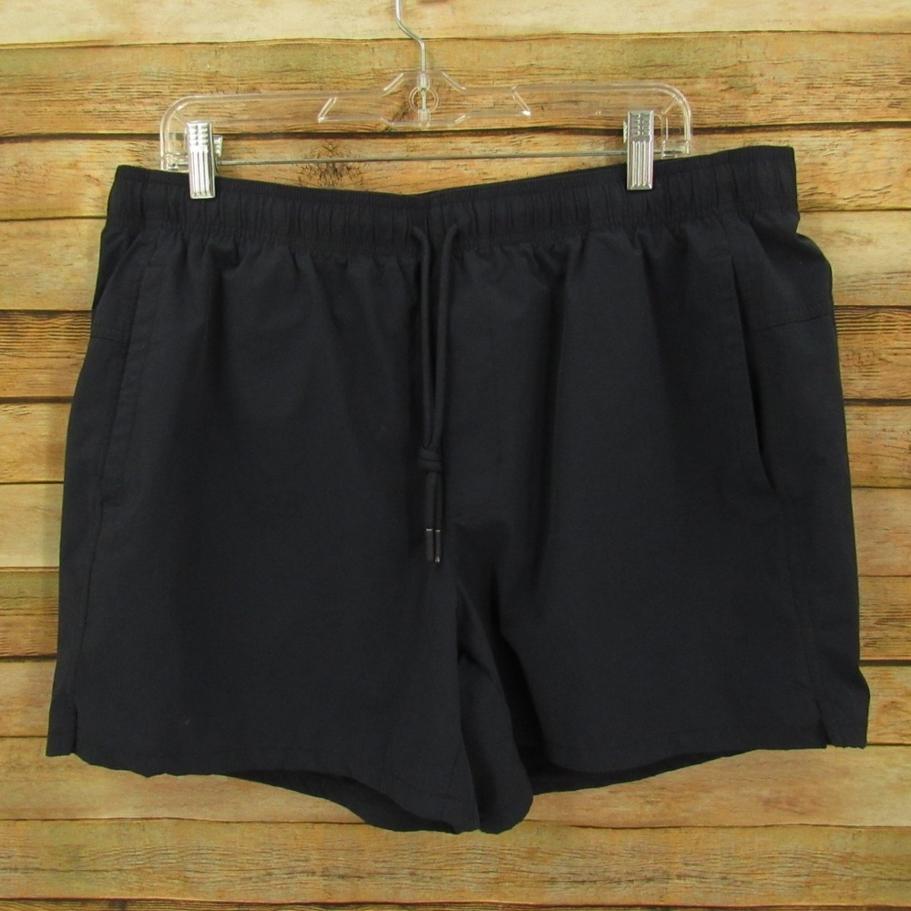 VVA Deep Navy Blue Men's Mesh Lines Shorts XL